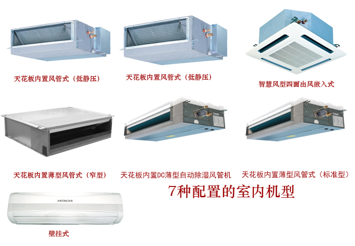 日立中央空調(diào)7種內(nèi)置機